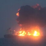 Houthis attack the Greek-flagged oil tanker Sounion in the Red Sea