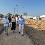 La consejera de Empresa, Empleo y Economía Social, Marisa López Aragón, visita las obras que se están realizando en el polígono Cabezo Beaza de Cartagena