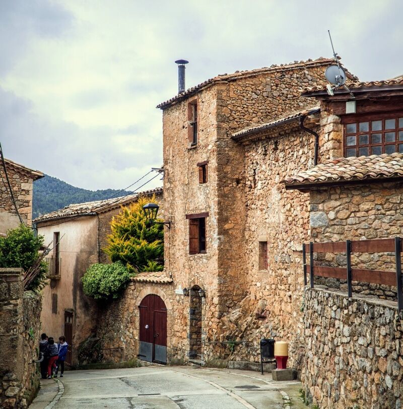 Pueblo rural Cataluña