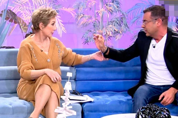 Jorge Javier Vázquez con Ana Rosa Quintana 