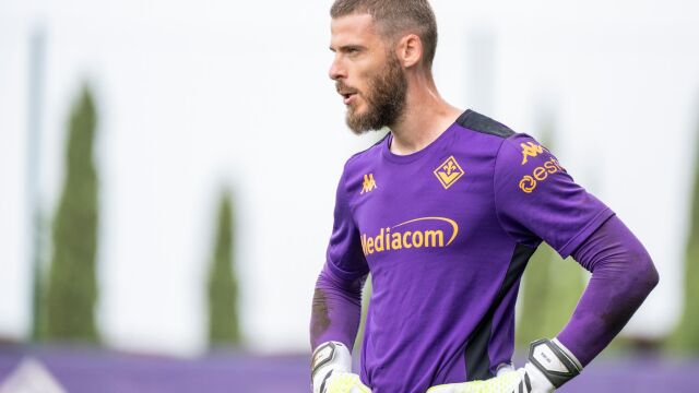 David De Gea con la Fiorentina