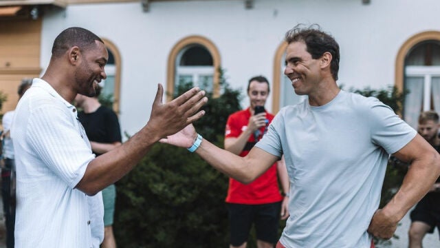 Rafa Nadal y Will Smith