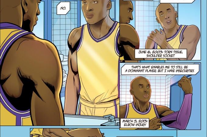 La vida de la leyenda del baloncesto Kobe Bryant quedará plasmada en un cómic