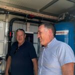 El presidente de la Diputación de Zamora, Javier Faúndez, y el alcalde Vegalatrave, Benjamín Rey