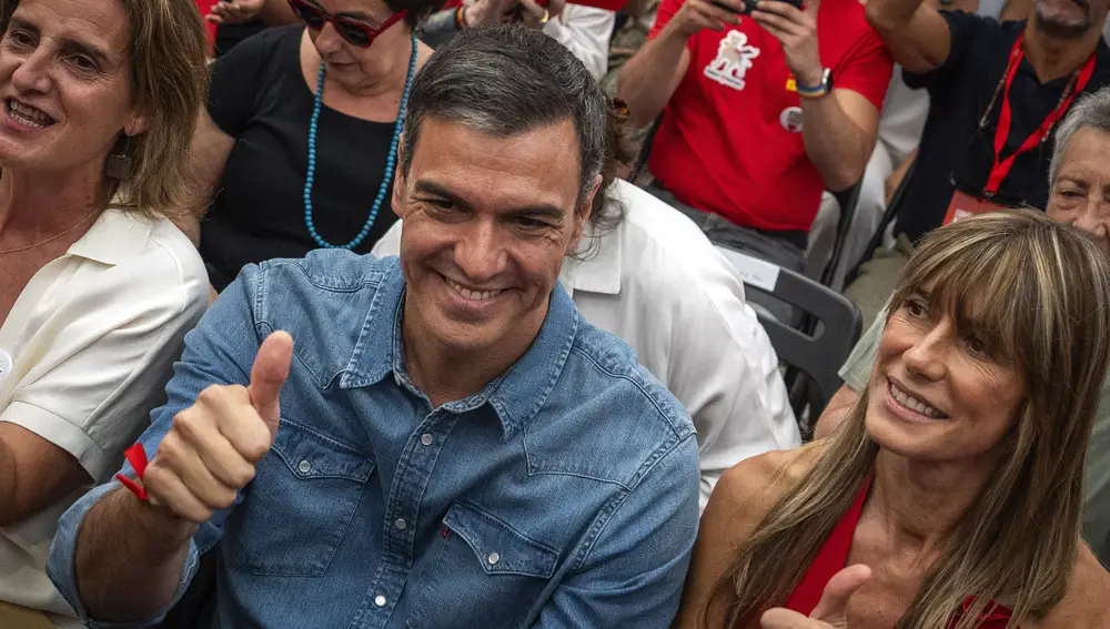 Pedro Sánchez y Begoña Gómez