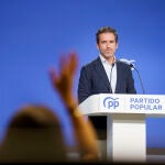 Borja Semper en la Rueda de prensa posterior a la reunión del Comité de Dirección del PP. David Jar