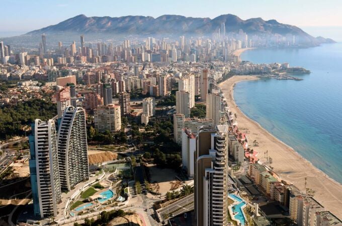 Imagen de la ciudad de Benidorm que ha recibido una ayuda de 150.000 euros de la Diputación de Alicante