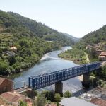 Puente del tren en Os Peares. 