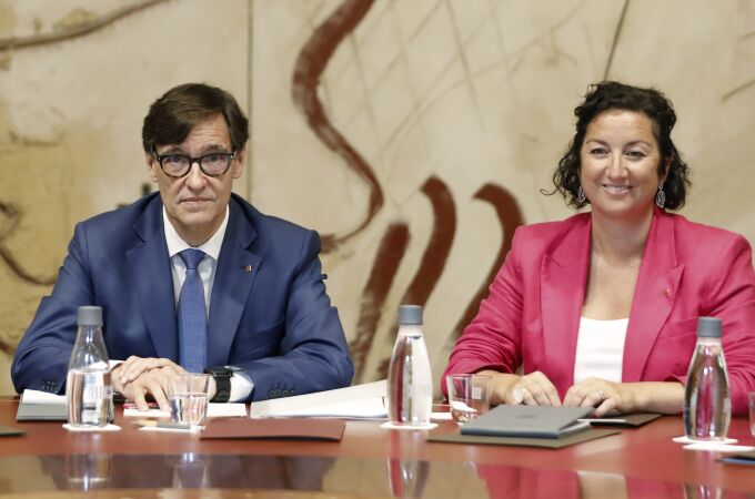 Salvador Illa y Alicia Romero