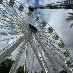 La Gran Noria Panorámica del Plano de San Francisco se prepara para la Feria con las pruebas de seguridad