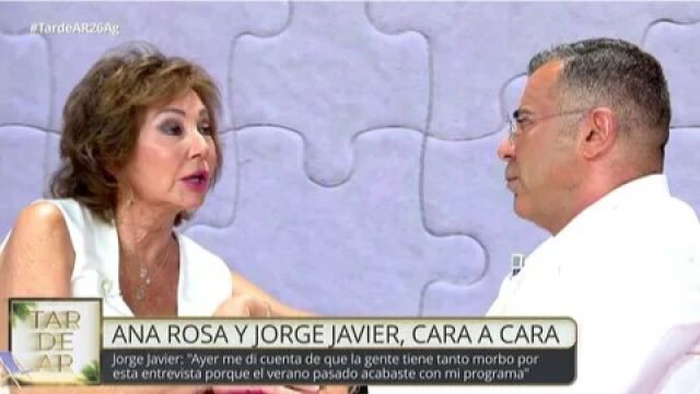 Jorge Javier acusa a Ana Rosa de cerrar “Sálvame” en un tenso cara a cara