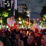 Protesta de los trabajadores de la Corte Federal mexicana contra la reforma judicial del Gobierno