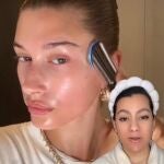 Tratamiento facial Hailey Bieber.