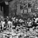 Una imagen de la Guerra Civil en Barcelona