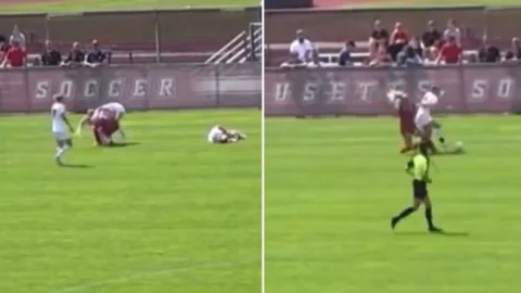 La pelea a puñetazos entre dos jugadoras que se tiran del pelo