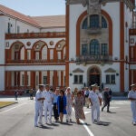Margarita Robles visita la Escuela Naval de Marín (Pontevedra)