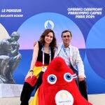 Isabel Díaz Ayuso en la inauguración de los Juegos Paralímpicos de París.