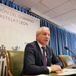 El delegado del Gobierno en Castilla y León, Nicanor Sen, presenta en rueda de prensa la inversión que actualmente ejecuta el Gobierno de España en la ciudad de Valladolid a través de Programa de Impulso a la Rehabilitación de los Edificios Públicos