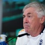 Ancelotti, en la rueda de prensa previa al partido ante Las Palmas