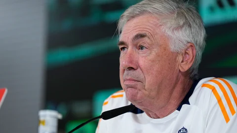 Ancelotti, en la rueda de prensa previa al partido ante Las Palmas