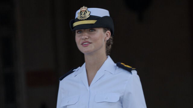 La Princesa Leonor ingresa en la Escuela Naval de Marín (Pontevedra)