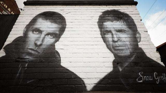 Oasis mural in Manchester