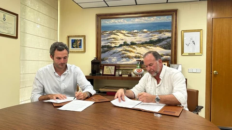 La firma del acuerdo de colaboración