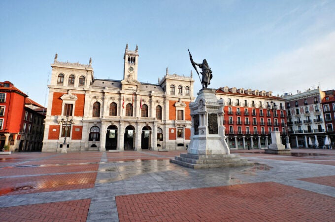 Edificio del Ayuntamiento, en la Plaza Mayor de Valladolid