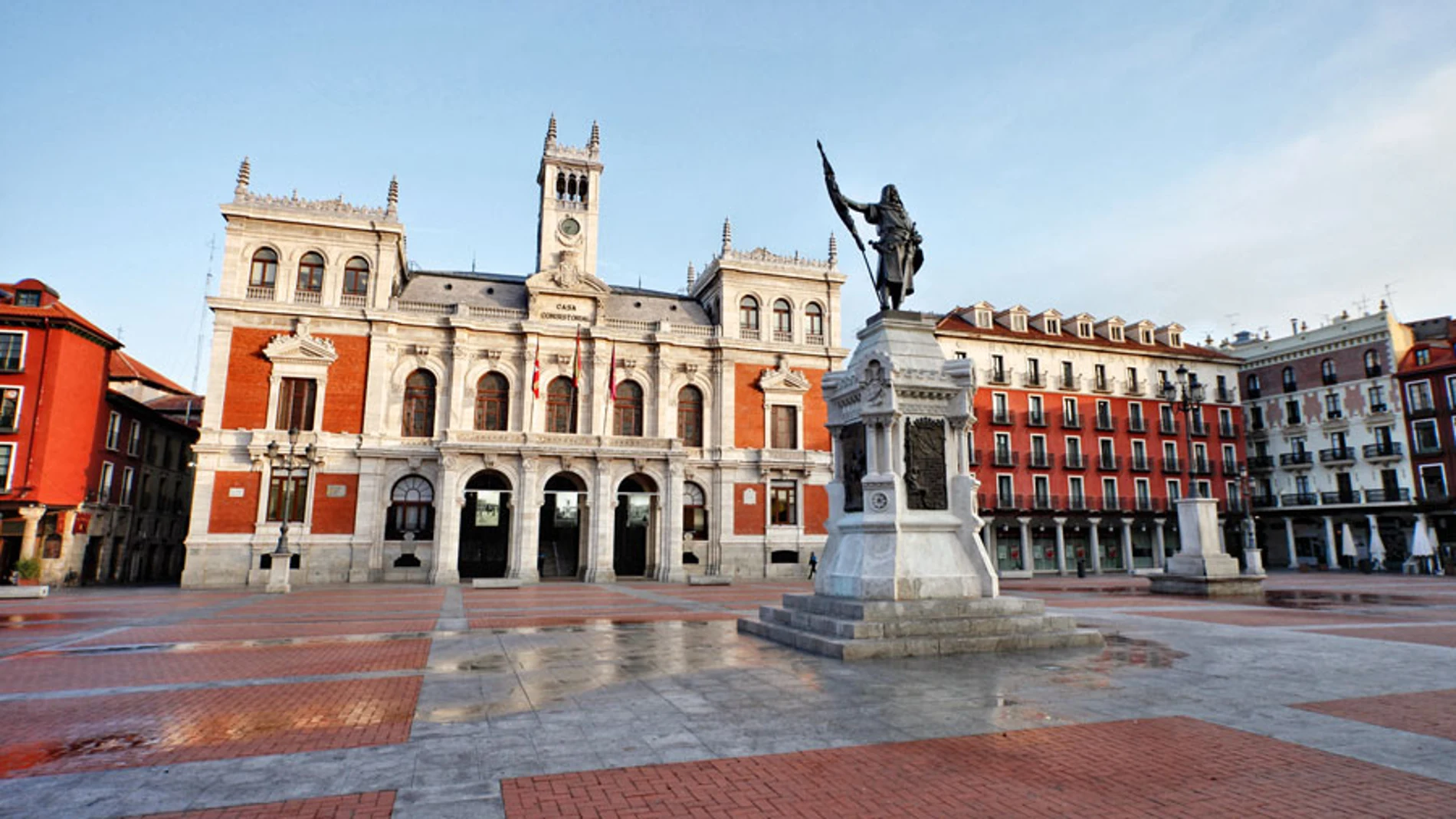 Edificio del Ayuntamiento, en la Plaza Mayor de Valladolid