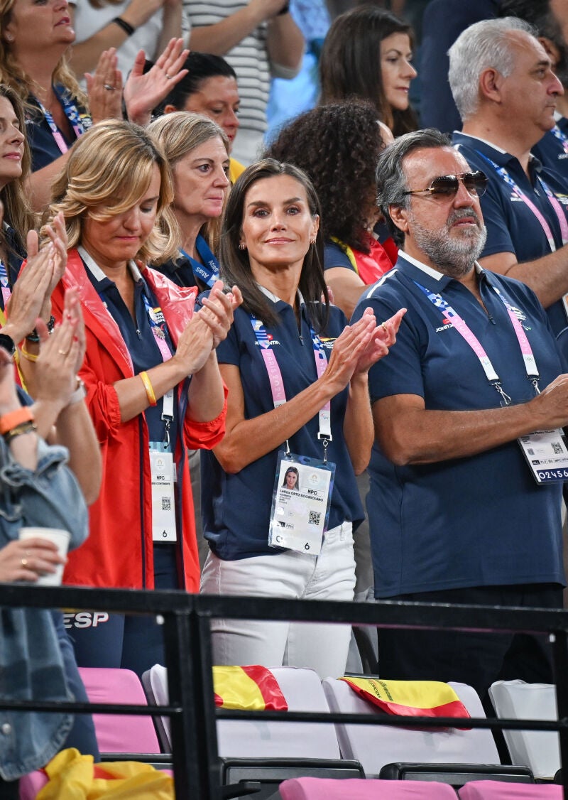 La Reina Letizia en los Juegos Paralímpicos en París.