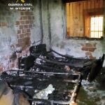MURCIA.-AMP.- Sucesos.- La Guardia Civil rescata a 7 personas del incendio ocurrido en un bloque de dos plantas de Águilas