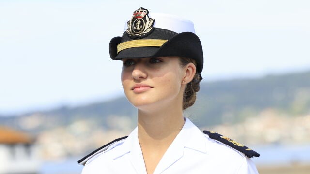 Princesa Leonor en la Escuela Naval de Marín.