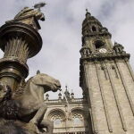 Torrel del reloj, en Compostela. 