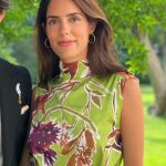 Sofía Palazuelo en la boda de Victoria López-Quesada