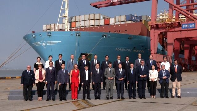 Visita institucional al puerto chino de Ningbo 