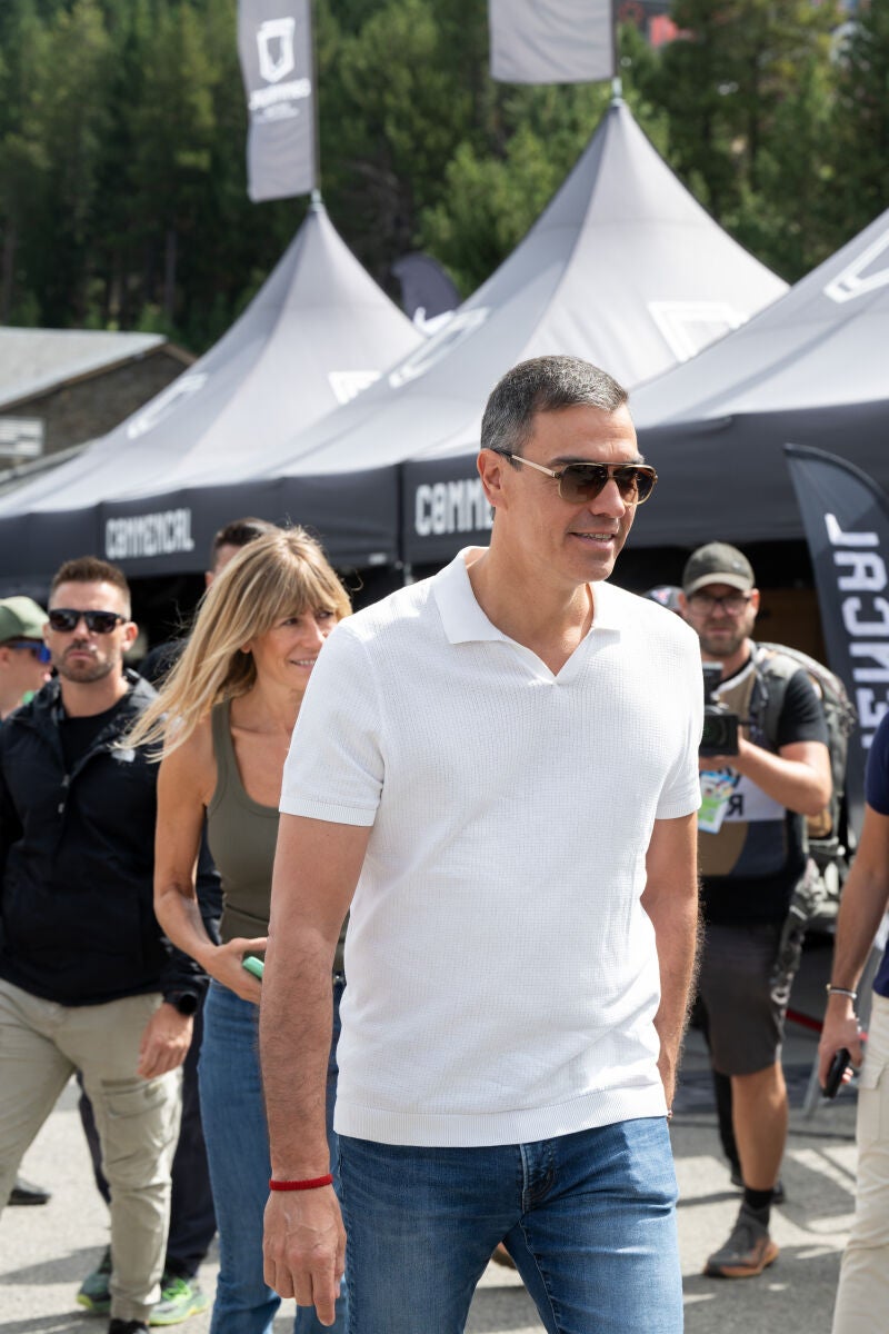 Begoña Gómez y Pedro Sánchez en Andorra.