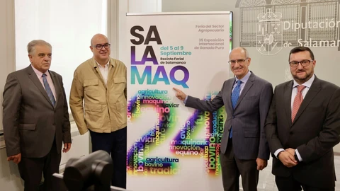 Javier Iglesias durante la presentación de la Feria Salamaq