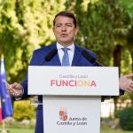 El presidente de Castilla y León, Alfonso Fernández Mañueco, inicia el curso político