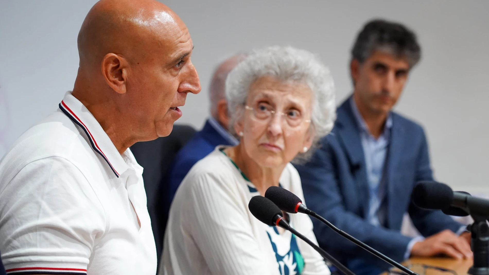 José Antonio Diez en la rueda de prensa
