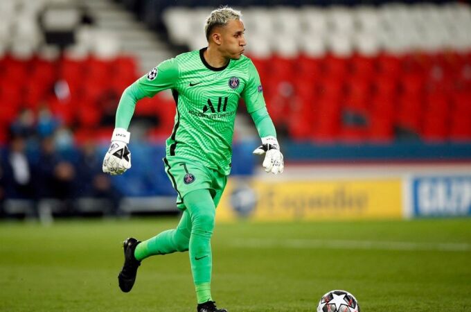 Keylor Navas con el PSG