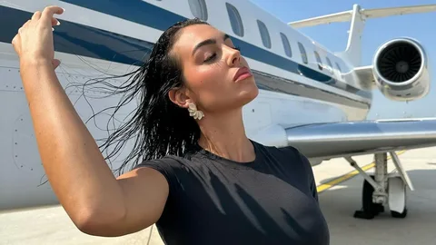 Georgina Rodríguez llega al Festival de Venecia.