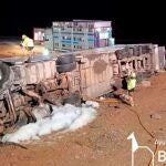 Accidente de autobús en Huesca