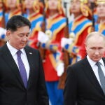 Russian President Vladimir Putin visits Mongolia