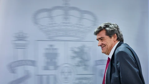 Rueda de prensa posterior a la celebración del Consejo de Ministros en el Palacio de la Moncloa. Comparecen, Félix Bolaños, El ministro de la Presidencia, Justicia y Relaciones con las Cortes, Pilar Alegría, Ministra Portavoz y José Luis Escrivá, Ministro para la Transformación Digital y de la Función Pública. © Alberto R. Roldán / Diario La Razón. 12 03 2024