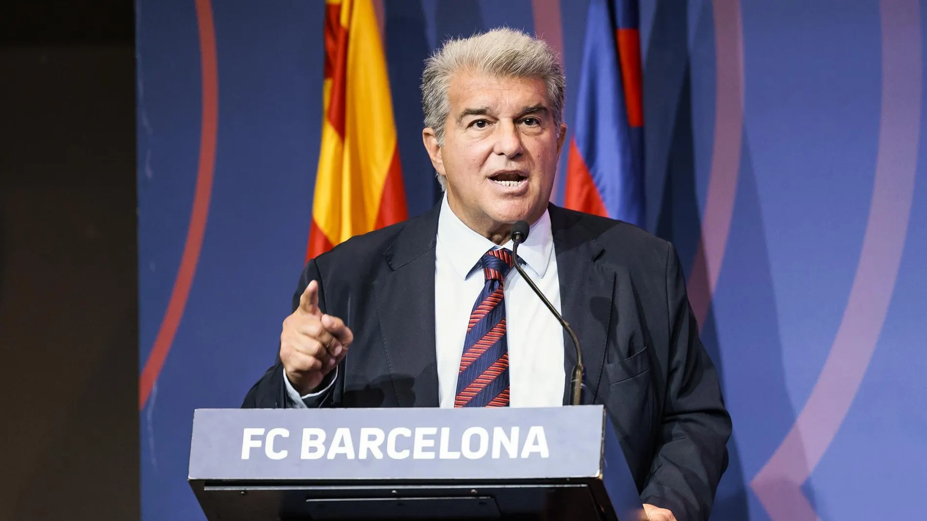 AMP. Fútbol.- Joan Laporta: "No hemos llegado este verano al 1:1 porque no hemos querido"