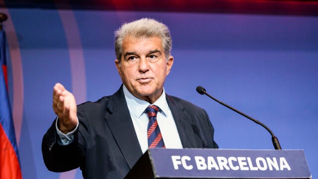 Joan Laporta, presidente del FC Barcelona