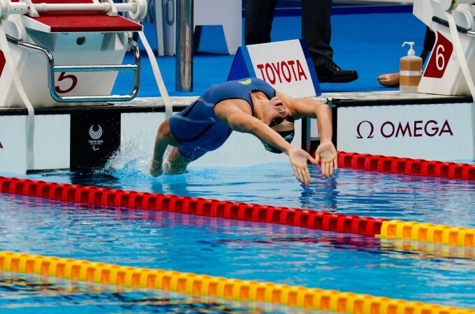 AV.- JJ.PP/Natación.- Nuria Marquès consigue la medalla de plata en los 100 espalda S9 de Paris 2024