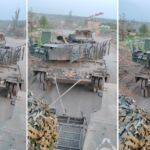 El ejército ruso muestra fotos de tanques Leopard y Abrams capturados cerca de Avdiivka 