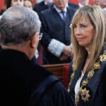 La magistrada Isabel Perelló toma posesión de su cargo como presidenta del Tribunal Supremo y del Consejo General del Poder Judicial