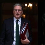 British Prime Minister Starmer leaves for Prime Minister's Questions in London